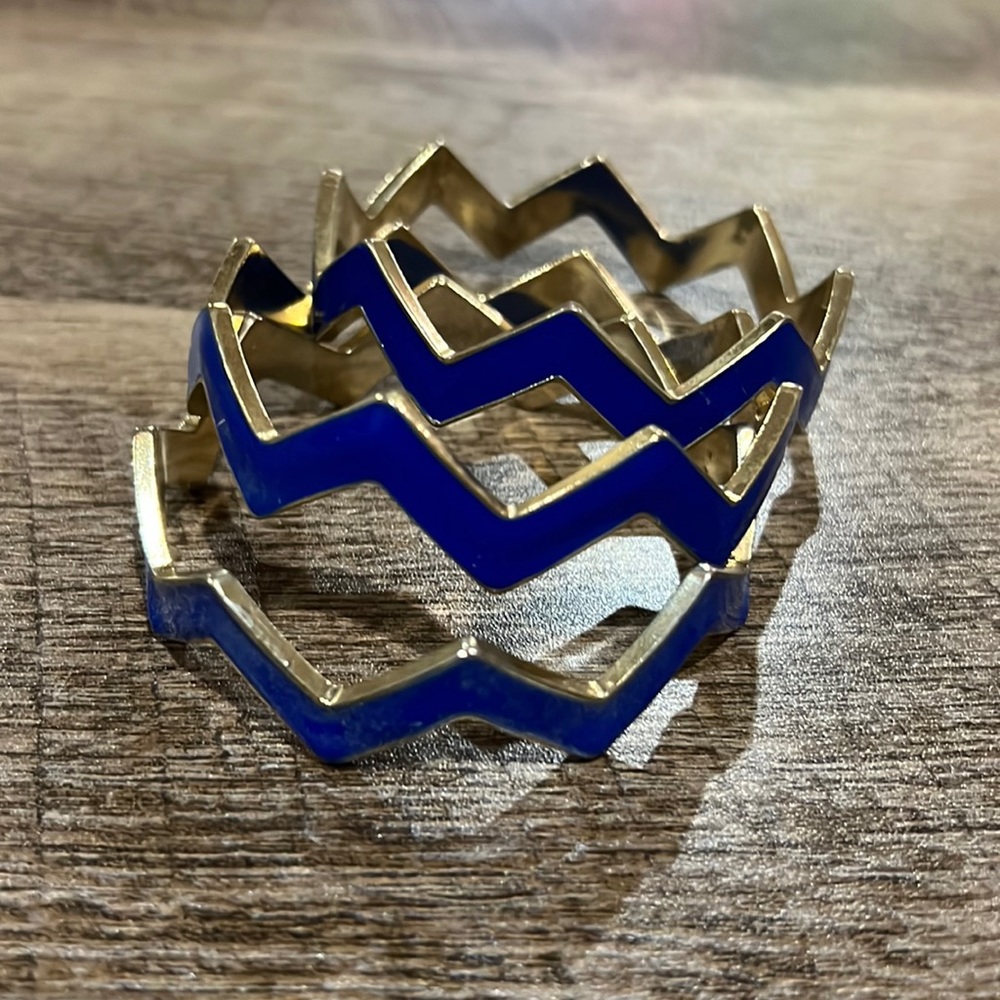 Chevron Stacked Bangles